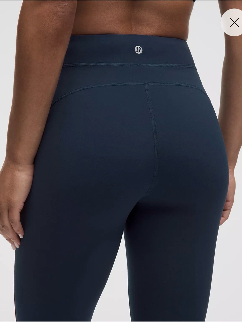 NWOT Lululemon Groove High-Rise Tight 25" Stripe Trim - Picture 6 of 7